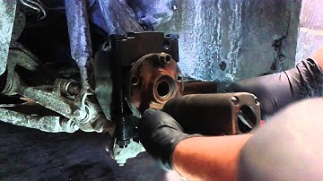 Removing front wheel hub on a 1999 Volkswagen Passat