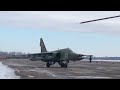 Прибытие российских СУ-25СМ в Беларусь