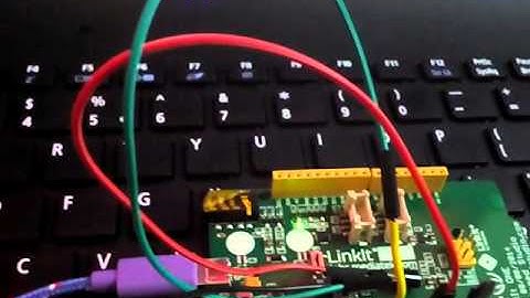 Temperature sensor with linkit ONE