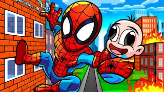 ADOPTADO por SPIDERMAN en Minecraft 🕷️😱 BEBE NOOB