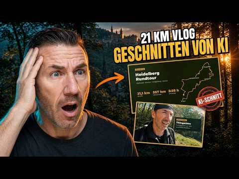 21 km through Heidelberg – and Claude edited the video