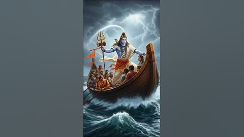 Bholenath rescue in boat Status | Mahakal Status | #mahadev #status #mahakal #shortvideo