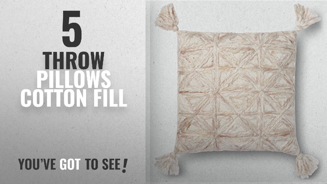 Top 10 Throw Pillows Cotton Fill [2018] Loloi P0545 Cotton Pillow