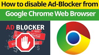 How to disable Ad-Blocker from Google Chrome Web Browser? // Smart Enough