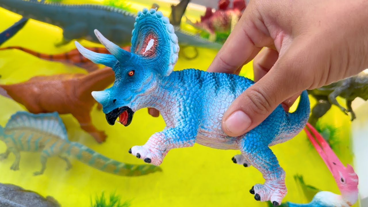 Коллекция гибридных динозавров | Тираннозавр Рекс, Спинораптор, Трицератопс