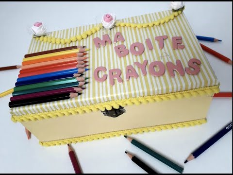 DIY - Je transforme un vieux carton en boite de rangement déco 