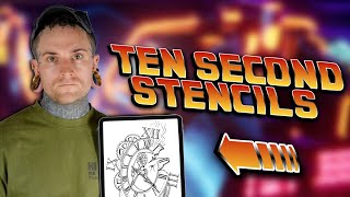 How to create a stencil in 10 seconds!