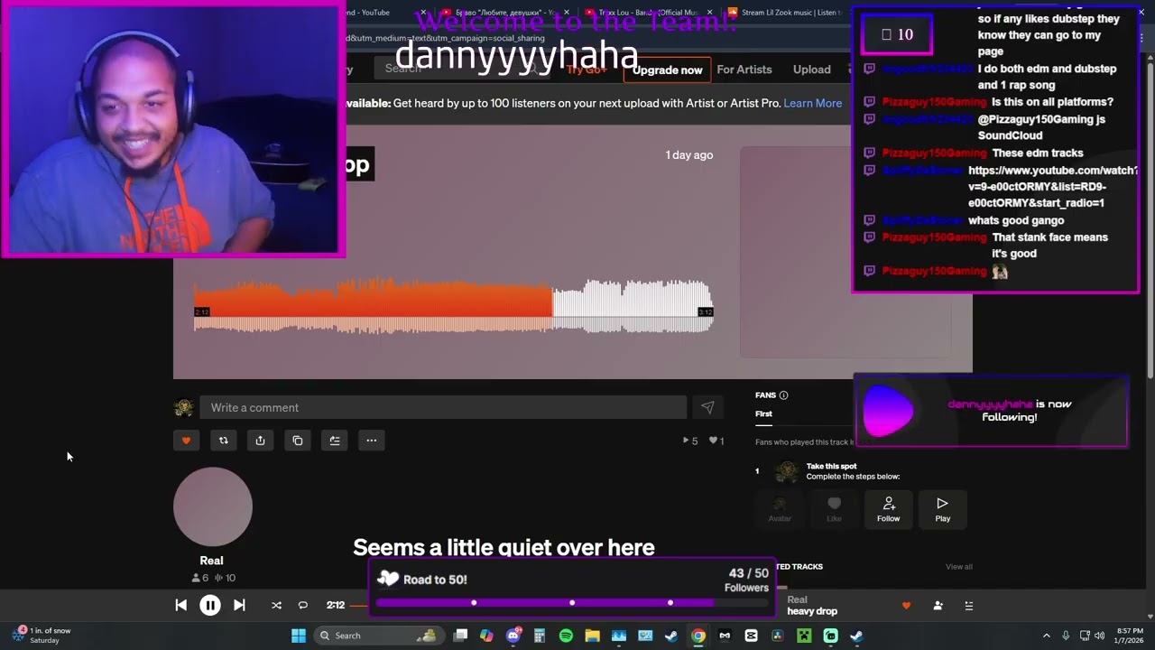 Heavy Drop - Real | REACTION | Reacting to My Viewer's Music!