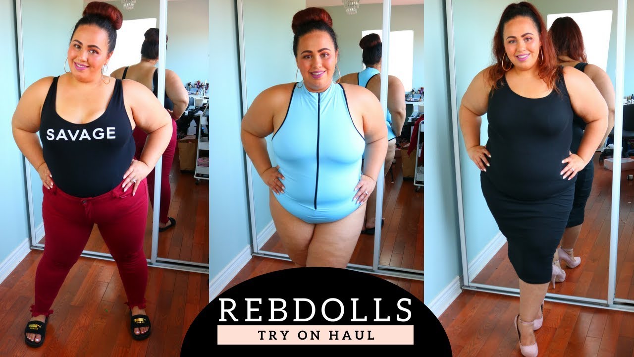 Rebdolls PLUS SIZE Clothing sizes 0-28!! | Try On Haul