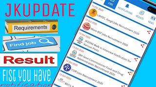 JKUPDATE FOR JOB AND RESULTS AND OTHER INFORMATION || SAB SE PALA NOTIFICATION PAYA JOBS KI screenshot 5