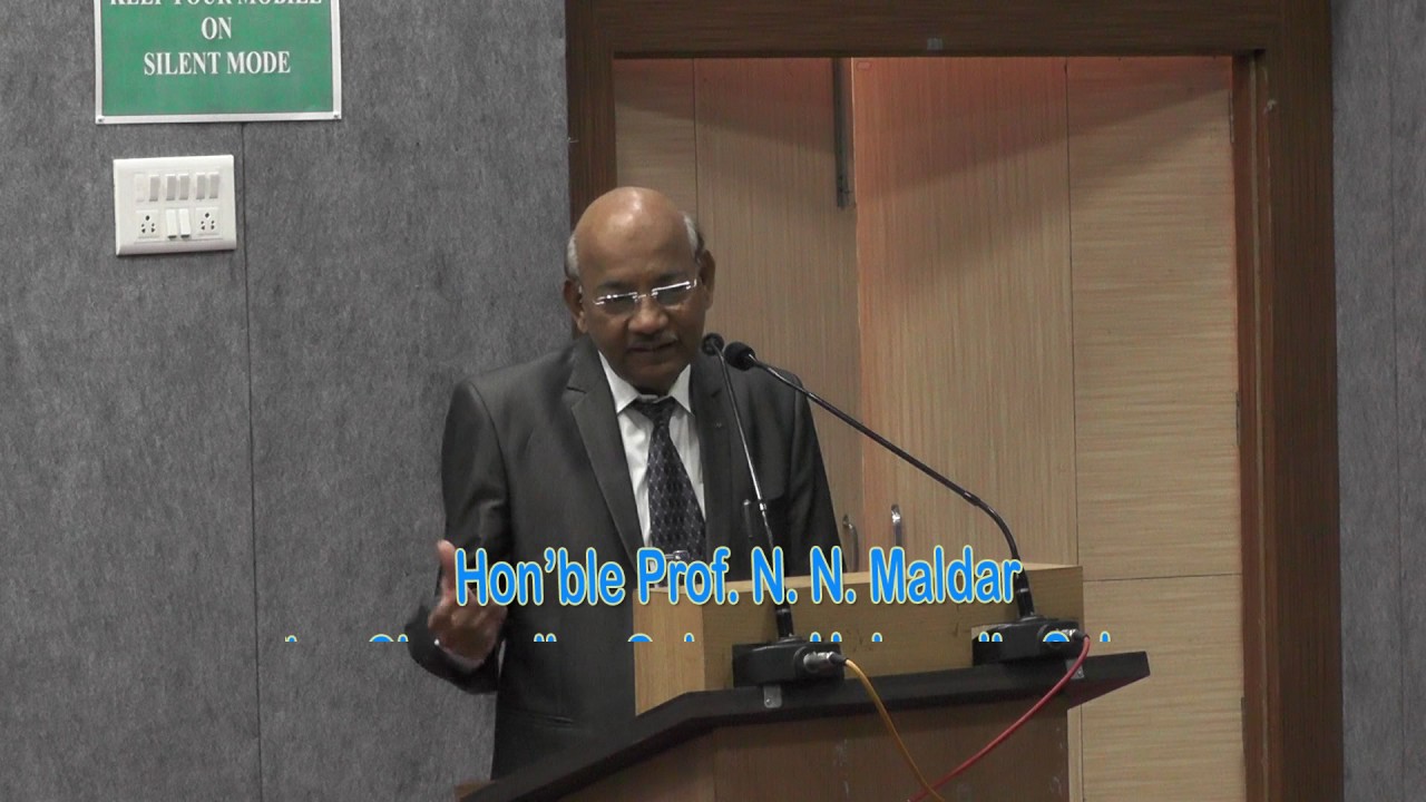 Hon'ble V.C.Prof. N. N. MALDAR, Solapur University,Solapur