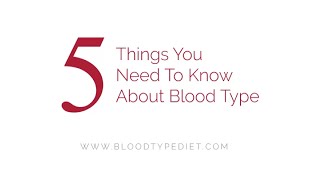 5 Things You Need To Know About Blood Type screenshot 4