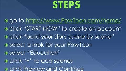 Creating a PowToon powerpoint video final 2