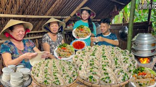 Bánh Xếp Thập Cẩm Thịt Tôm Khô | Hương Vị Bánh Quê || Mother's homemade cake