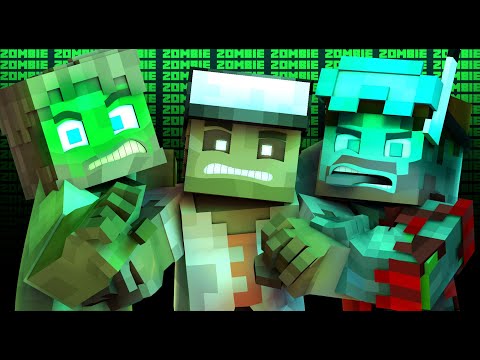 НЕЖИТЬ l Майнкрафт Зомби Рэп (Minecraft Animated Music Video)