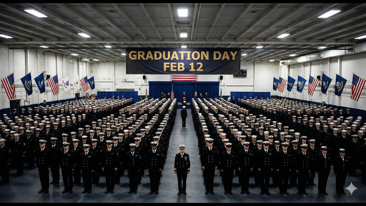 LIVE: U.S. Navy Recruit Training Command Graduation | Feb 12, 2026 | Great Lakes Pass-In-Review