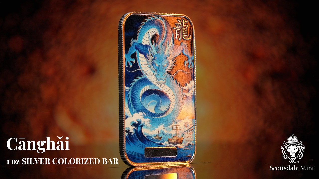 2026 Dragon | Cānghǎi Boundless Sea 1 oz Silver Colorized Bar