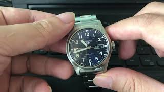 Review of the Seiko 5 Sports SRPG29K1 Military or Trench Watch - YouTube