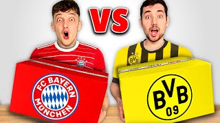 1000€ BAYERN MÜNCHEN vs BORUSSIA DORTMUND Mystery Box Opening! ⚽ Welche Box ist besser?