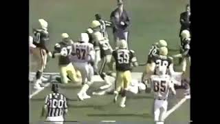 Doug Flutie makes two tackles - Patriots @ Packers 1988