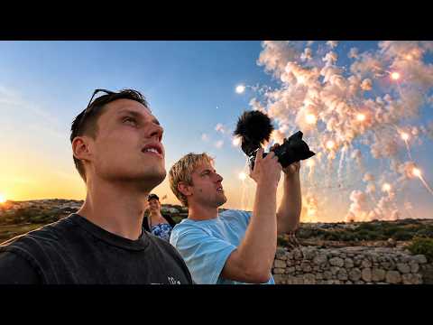 Tijd Voor De Vuurwerk Opnames | MALTA VLOG 2/3