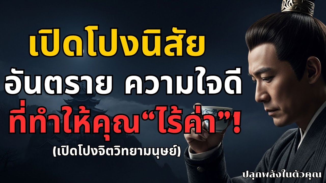 เปิดโปงนิสัยอัยตราย ความใจดีที่ทำให้คุณ ไร้ค่า (เปิดโปงจิตวิทยามนุษย์) l ปลุกพลังในตัวคุณ