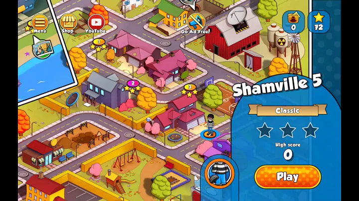 "Robbery Bob 2" perfect walkthrough level "Shamville 5". Ep. "Shamville".
