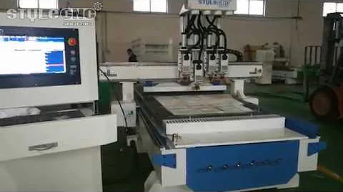 Intelligent full automatic CNC router S1-IV for Indonesia buyer