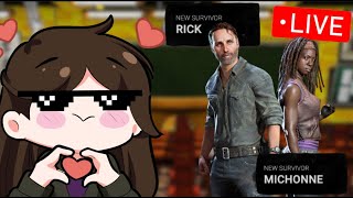 🔴 WALKING DEAD IN DEAD BY DAYLIGHT! | Survivor Gameplay