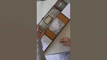 Interactive Album, Sea World - Tutorial Available in my Etsy Shop. #shorts #handmade #papercraft