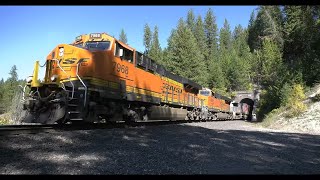 *4K*  A Z and an Autorack Train @ Deep Creek Tunnel and West Troy
