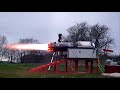 Handmade Jet Engine, First Thrust Test With Afterburner at  1Bar