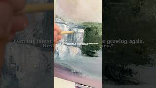 Rest is a part of the process | Acrylic landscape painting #painting | Rey the Lotus
