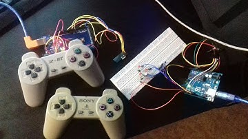 PS1 controller with Arduino / PS1 джойстик и Ардуино
