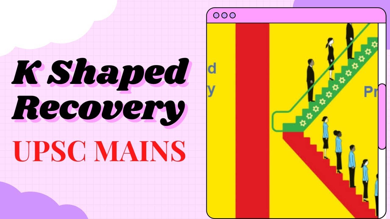 K SHAPEDECONOMIC RECOVERYUPSC MAINSCURRENT AFFAIRSNOVEMBER 2021