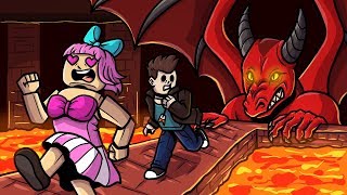 Roblox: TRYING TO ESCAPE THE DUNGEON!!! screenshot 5