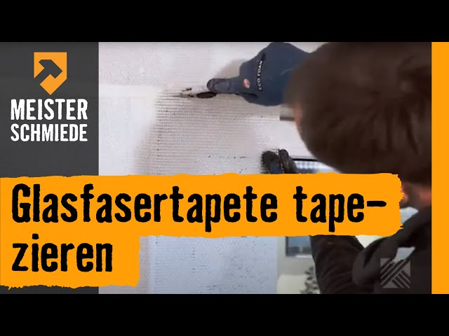 Glasfasertapete tapezieren