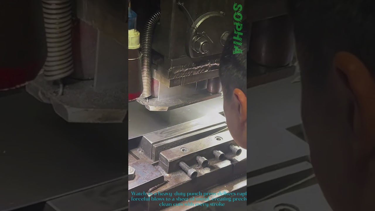Powerful Punch Press in Action:Metal Stamping Process
