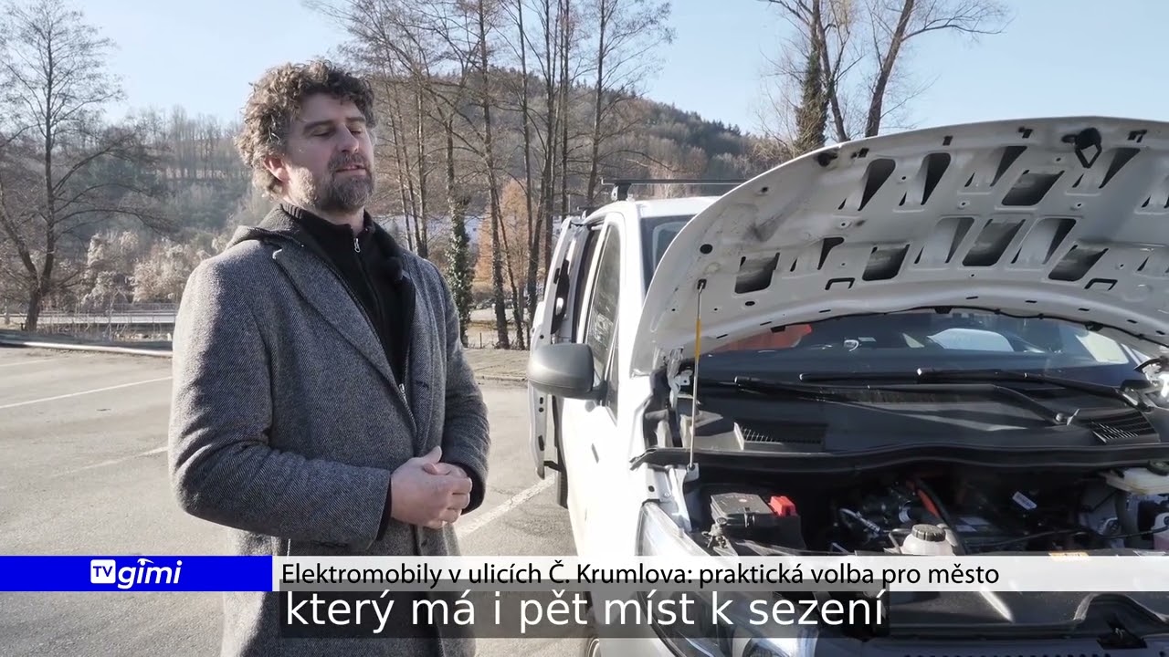 Elektromobily v ulicích Českého Krumlova