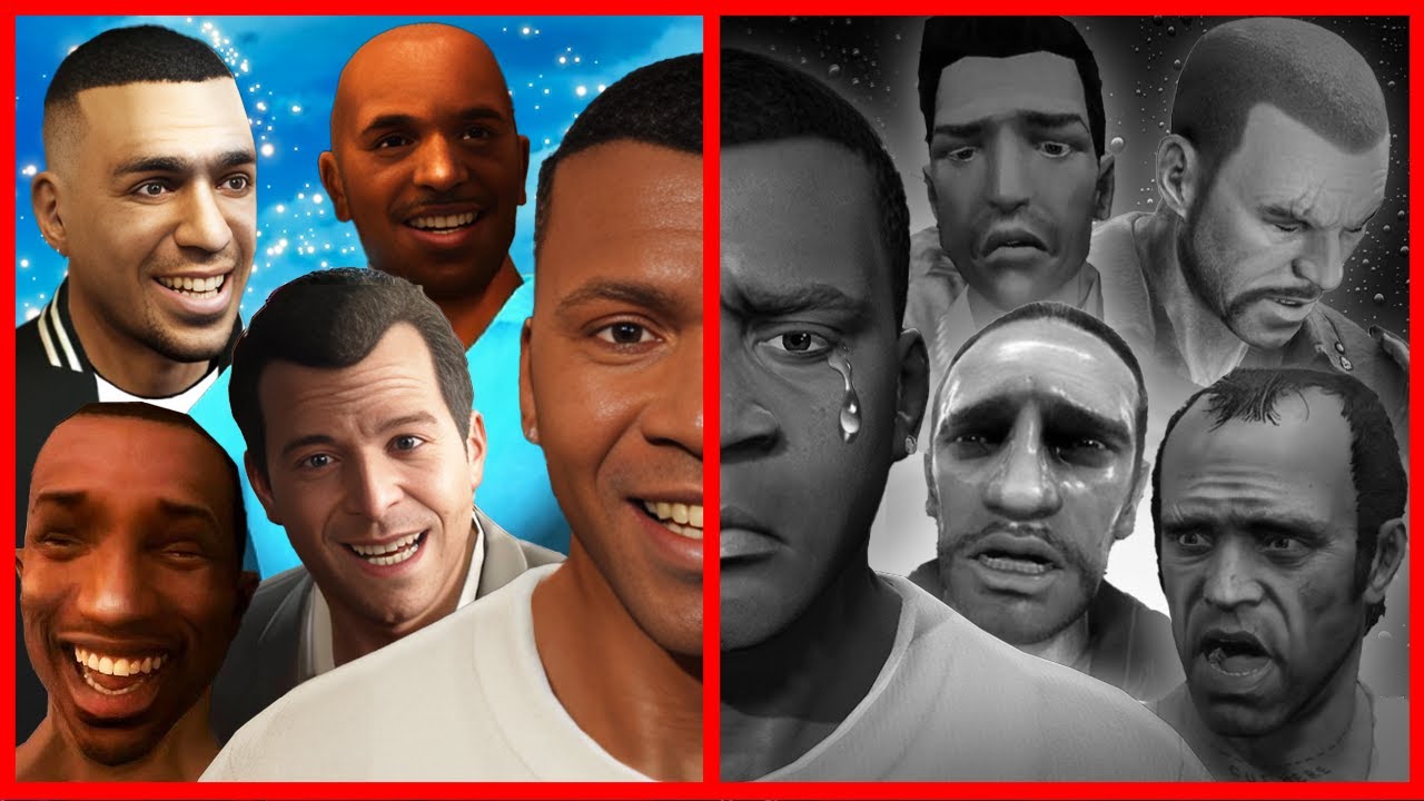 Happiest vs Saddest moment for each GTA Protagonist