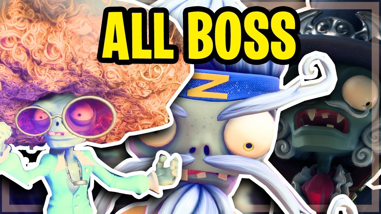 Plants Vs Zombies Battle For Neighborville All Boss Fight Youtube 0F1