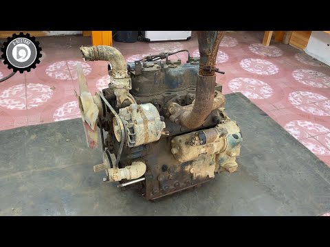 Restore Old 22HP Diesel Engine | Restore Like New Diesel