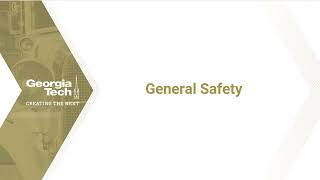 Composites Lab Safety Training