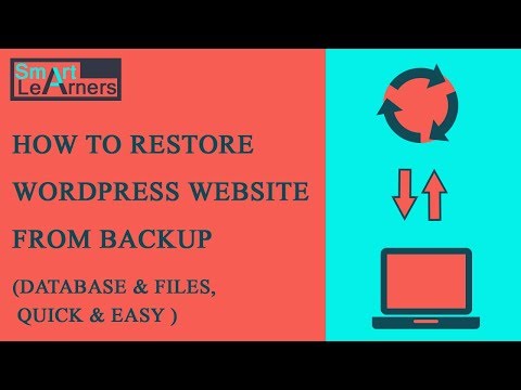 How To Restore Wordpress Site (Files, Folders & Database Manually).