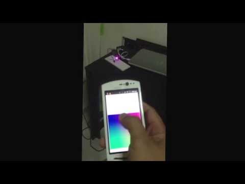 LED control system using Raspberry Pi and Android Phone