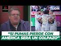 ¡EL 'PIOJO' SENTENCIA! 🔥⚽️ ¿Pumas en riesgo? 😬 Perder con América sería un duro golpe | TUDN