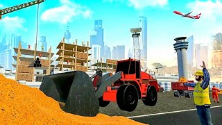 Airport  Construction  Builder, Excavator JCB wala Game, JCB Simulator | Best Android Gameplay screenshot 3