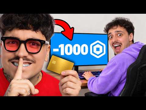 I STOLE this YOUTUBER’S CREDIT CARD to buy ROBUX!