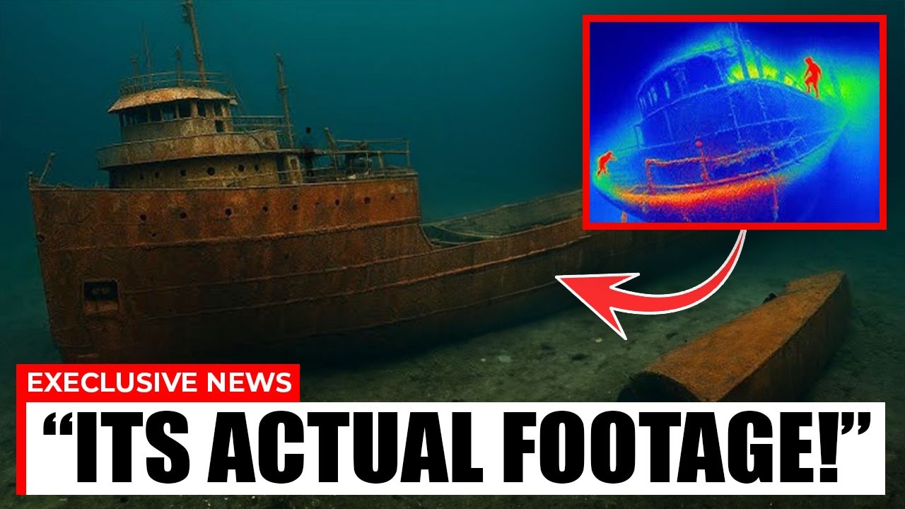Underwater Drone Reached the SS Edmund Fitzgerald And What It Saw Terrified Everyone..