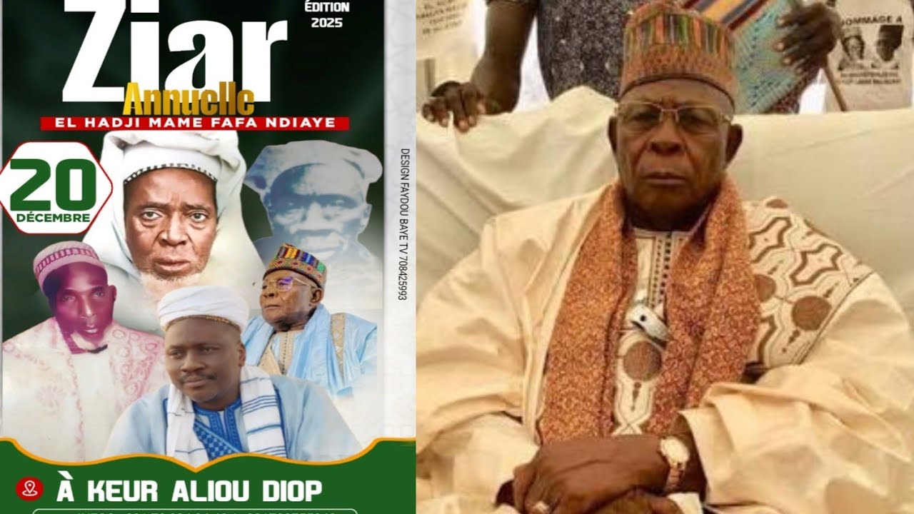 Ziar keur Aliou Diop/discours  de Khalifa Général de leona niassene c. Ahmed Tidjane Niass 